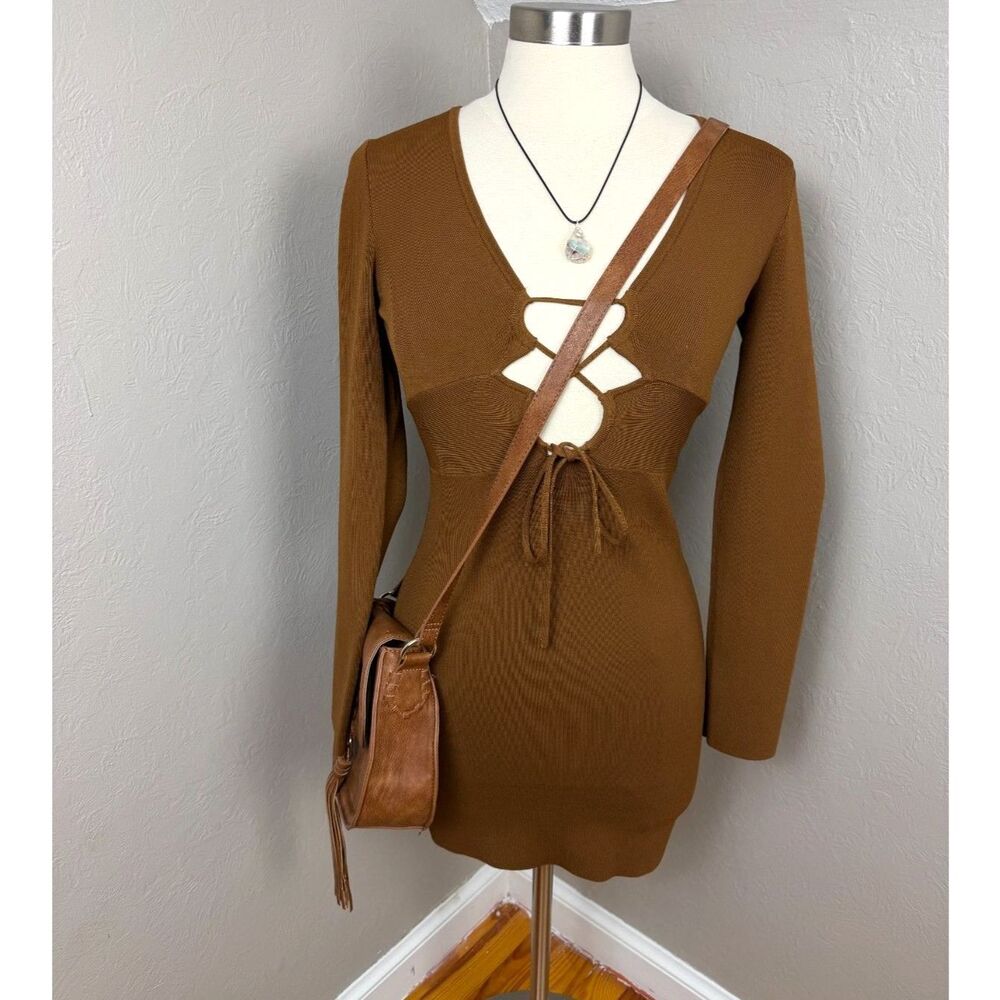 Significant Other | Monica Chocolate Knit Dress 4